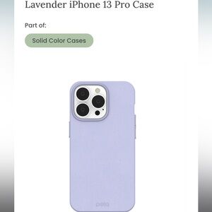 Pela Lavender iPhone 13 Pro Case Gently Used